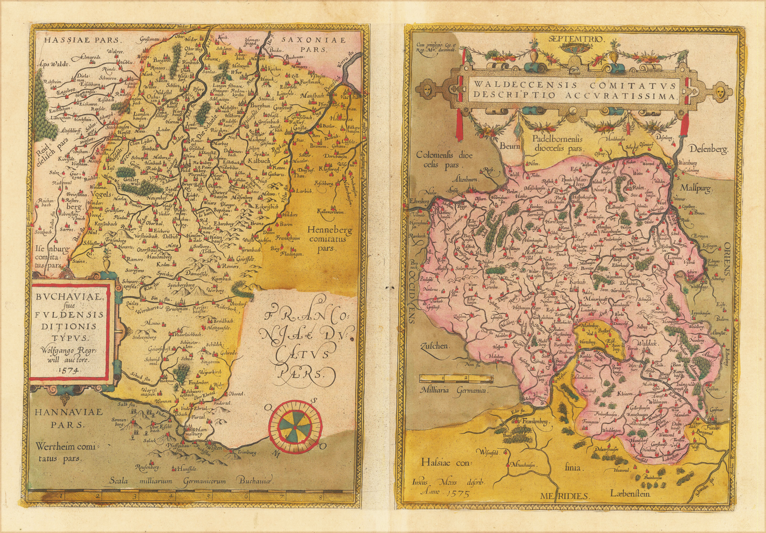 Buchauiae, siue Fuldensis Ditonis Tyous. Wolfgango Regr: will auc tore. 1574.