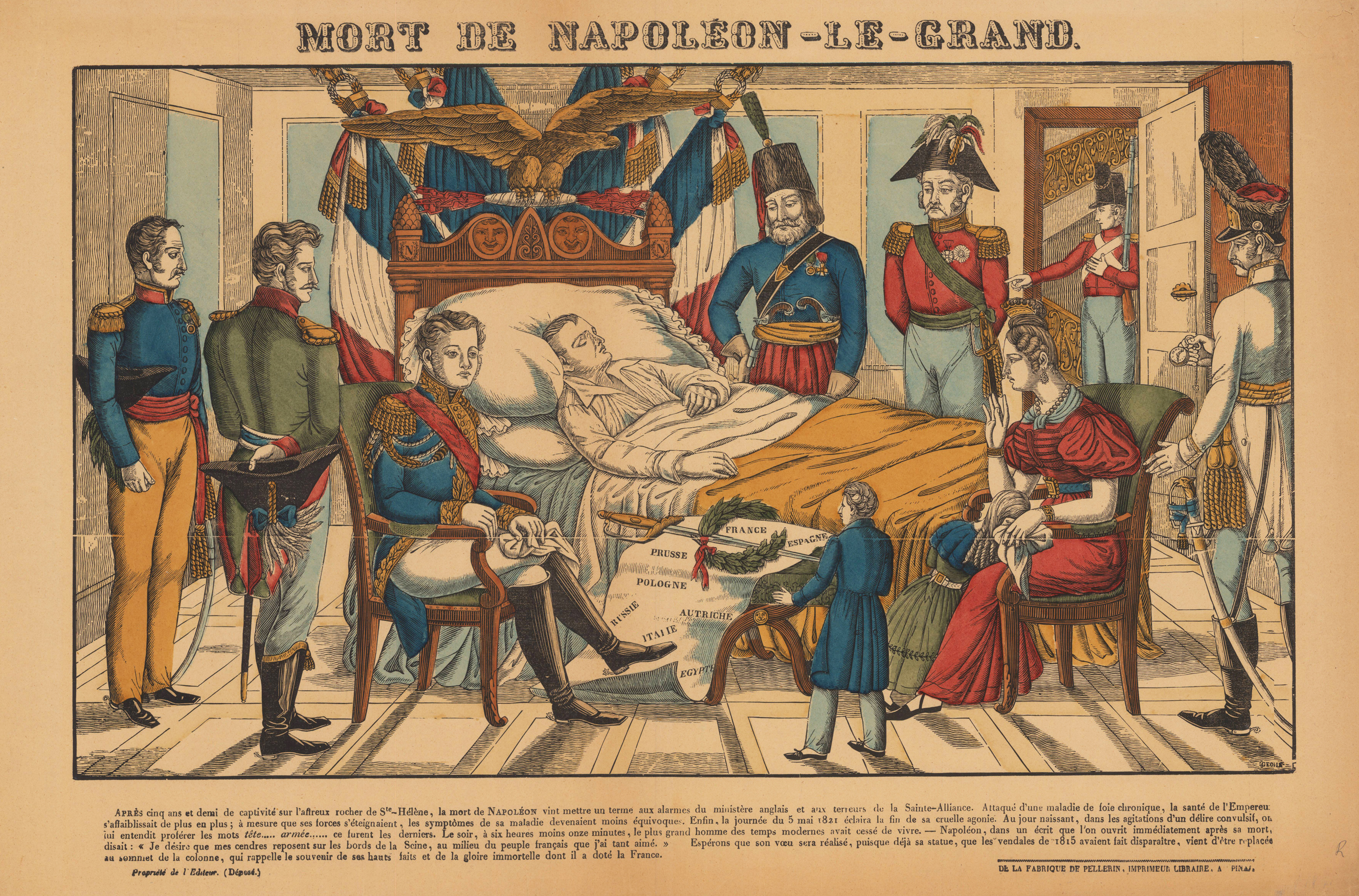 Mort de Napoleon-Le-Grand.