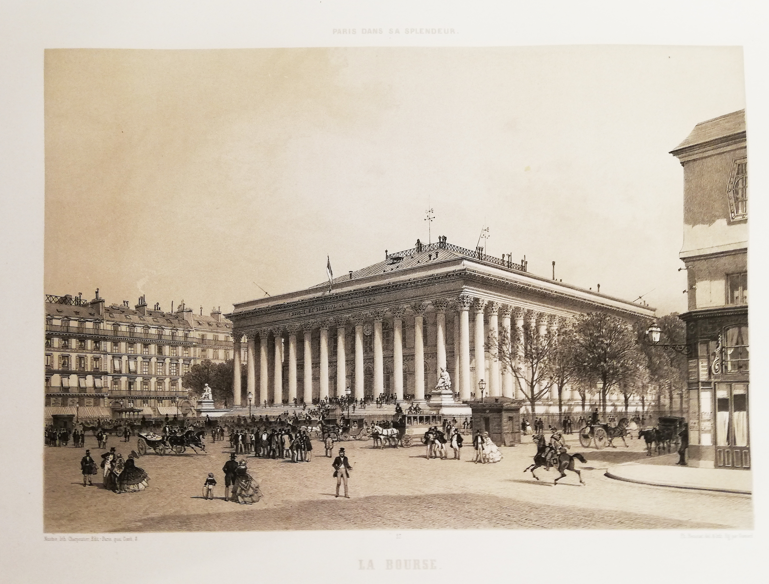 Paris dans sa splendeur. Monuments, vues, scènes historiques, descriptions et histoire (3 vol.).