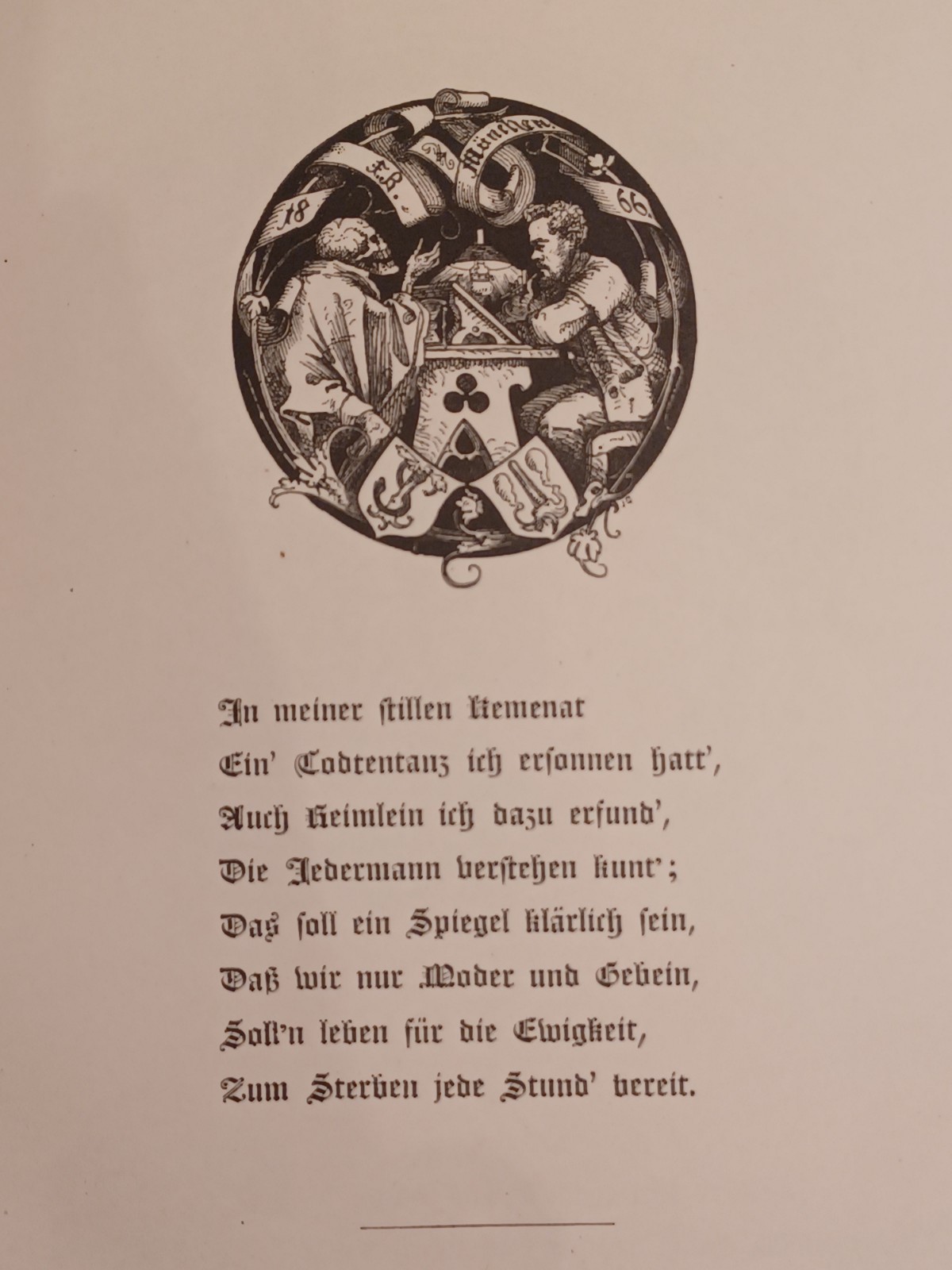 Die Arbeit des Todes, Ein Todtentanz