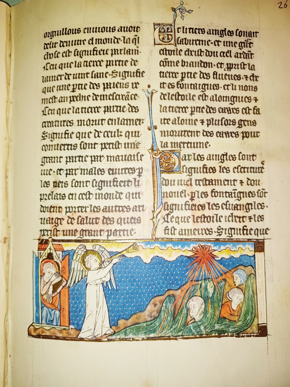 DIE LOTHRINGISCHE APOKALYPSE -- APOKALYPSE OF LORRAINE -- LI APOCALIPS QUE D.JEHANS VIT: Oc 5