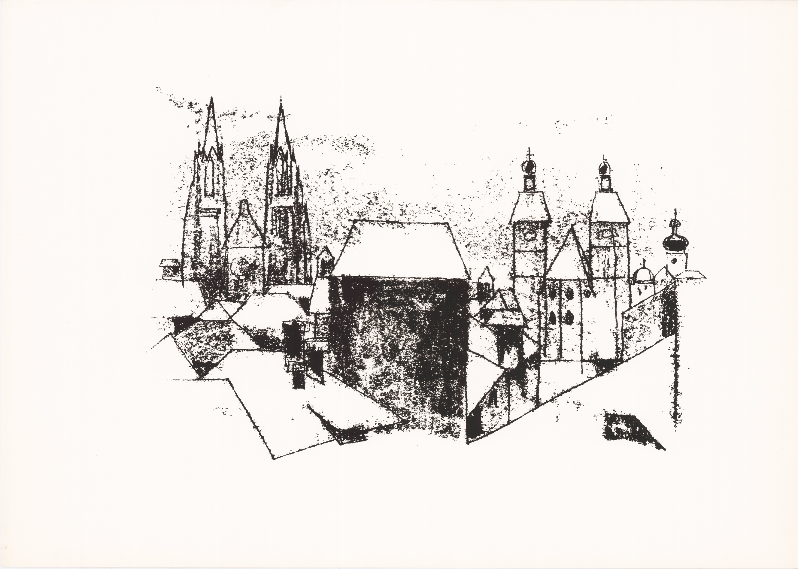 Blick über Regensburg