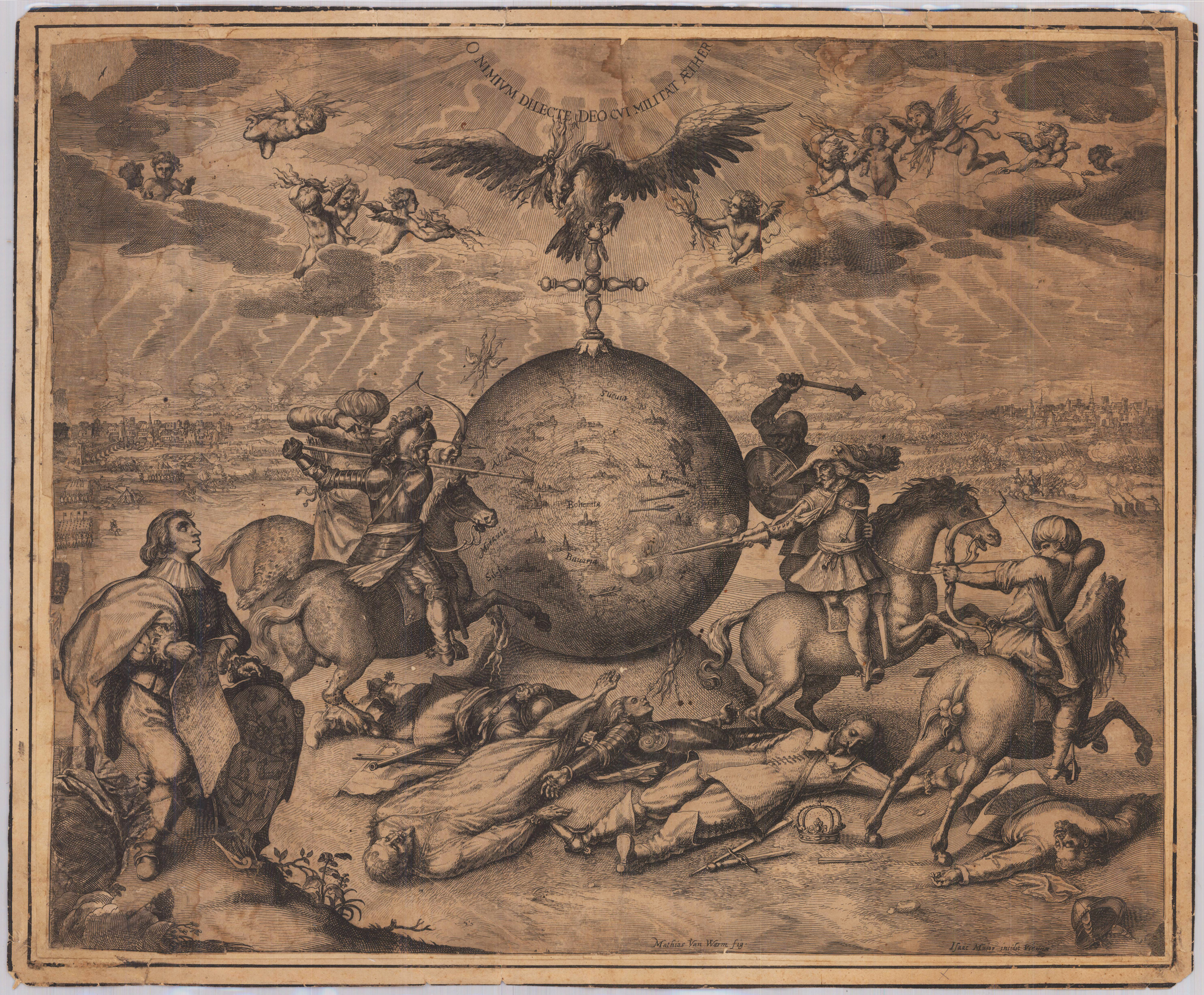 O nimium dilecte Deo cui militat aether - Oh, dear God, who serves the ether (vast celestial space)