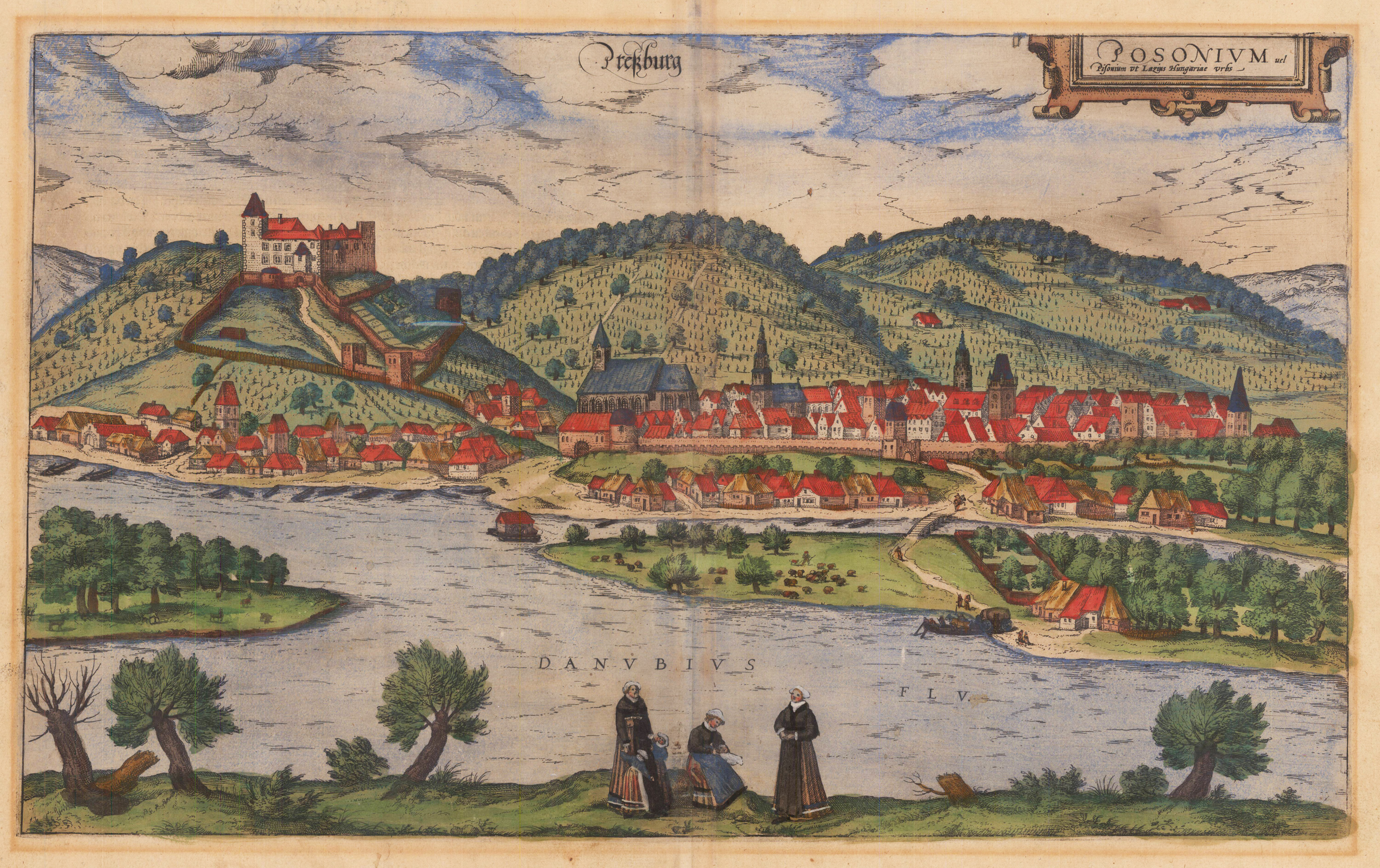 Preßburg - Posonium uel Pisonium ut Lazius Hungariae urebs