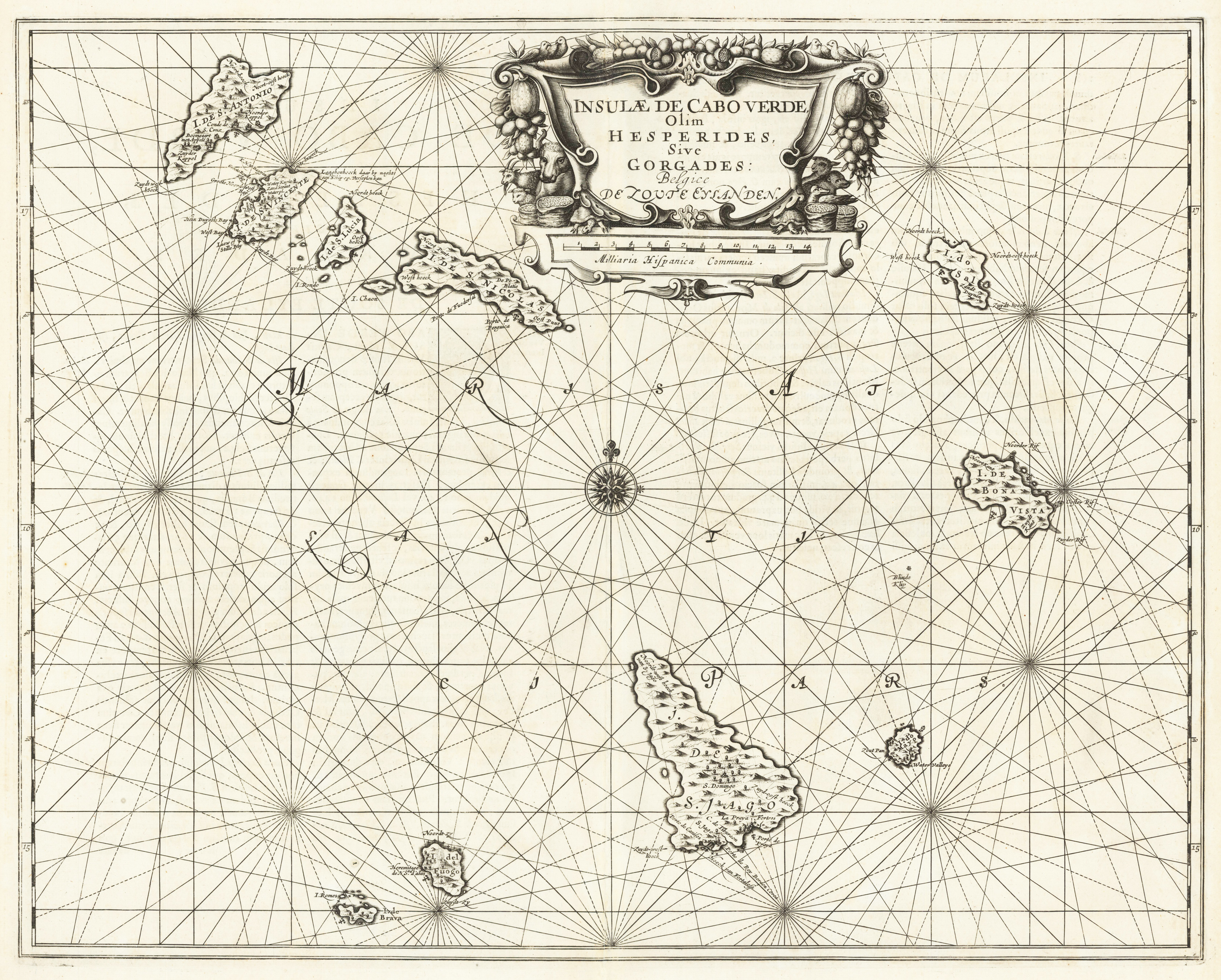 Insulae de Cabo Verde, Olim Hesperides, Sive Gorgades: Belgice de Zoute Eylanden.