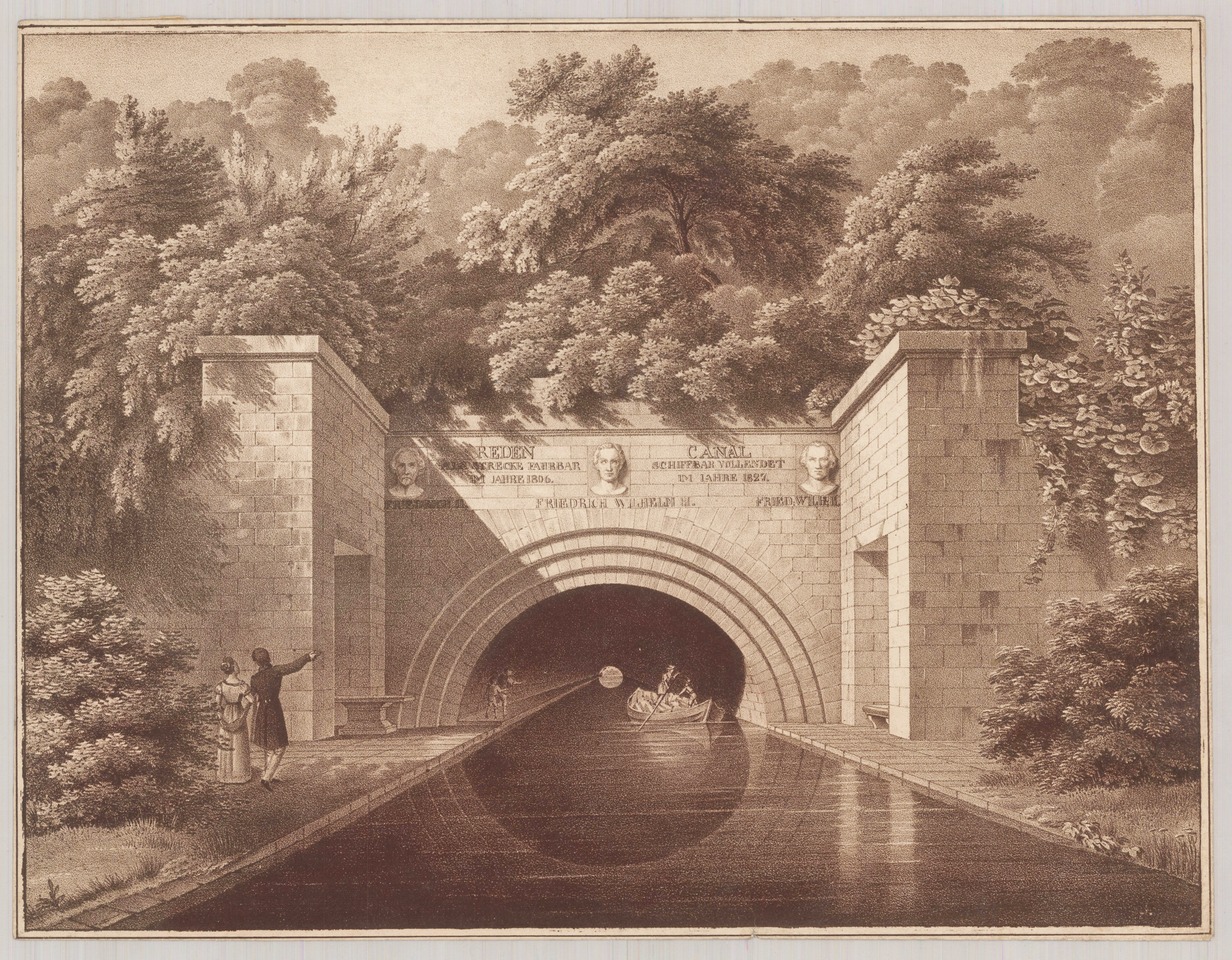Reden-Canal zu Kalkgebirge-Rüdersdorf (bei Berlin)