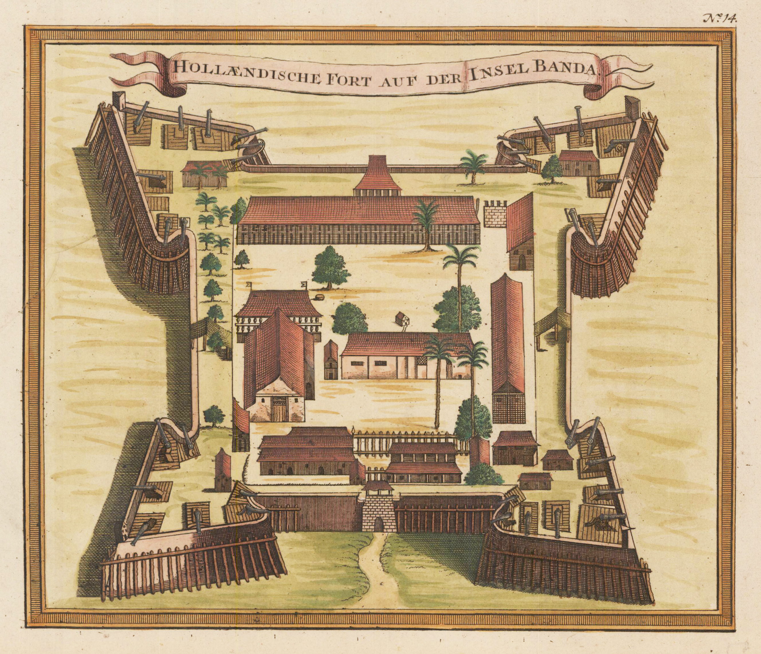 Hollaendische Fort auf der Insel Banda