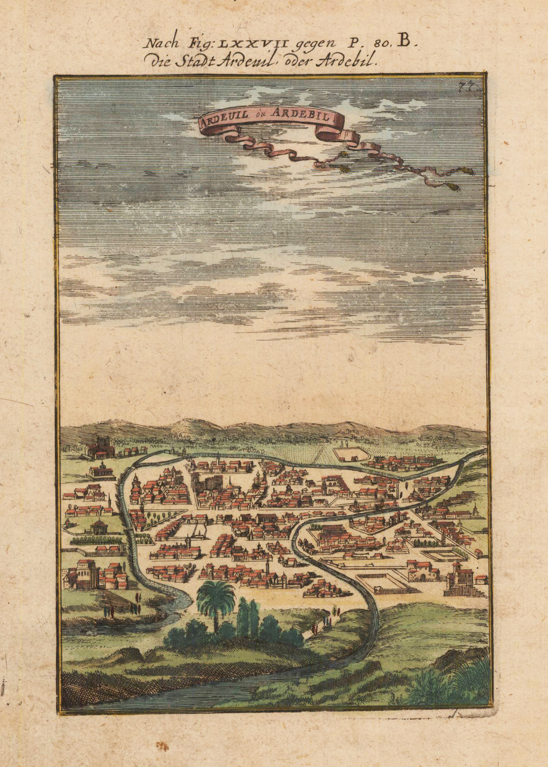 Ardeuil ou Ardebil  - Die Stadt Ardeul oder Ardebil.