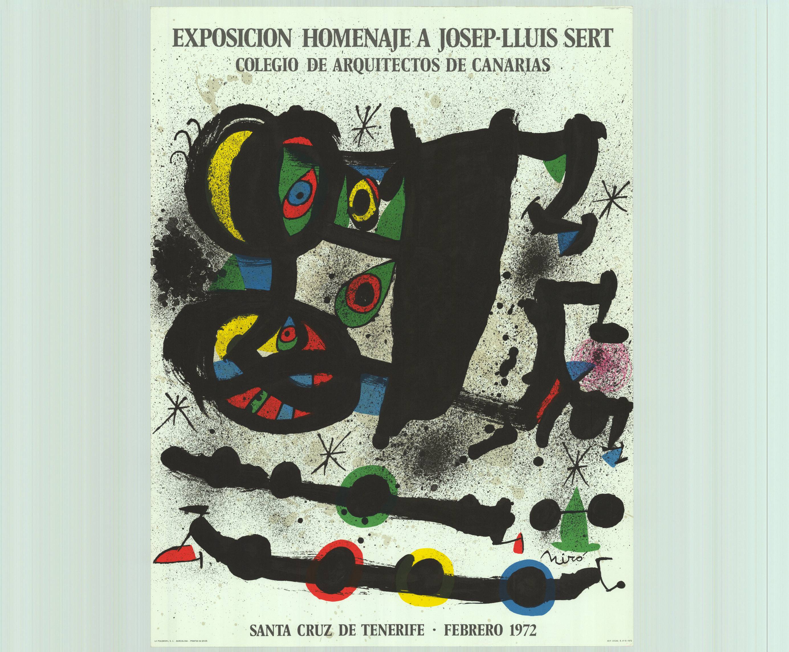 Exposicion Homenaja a Josep-LLuis Sert Colegio De Arquitencots De Canarias