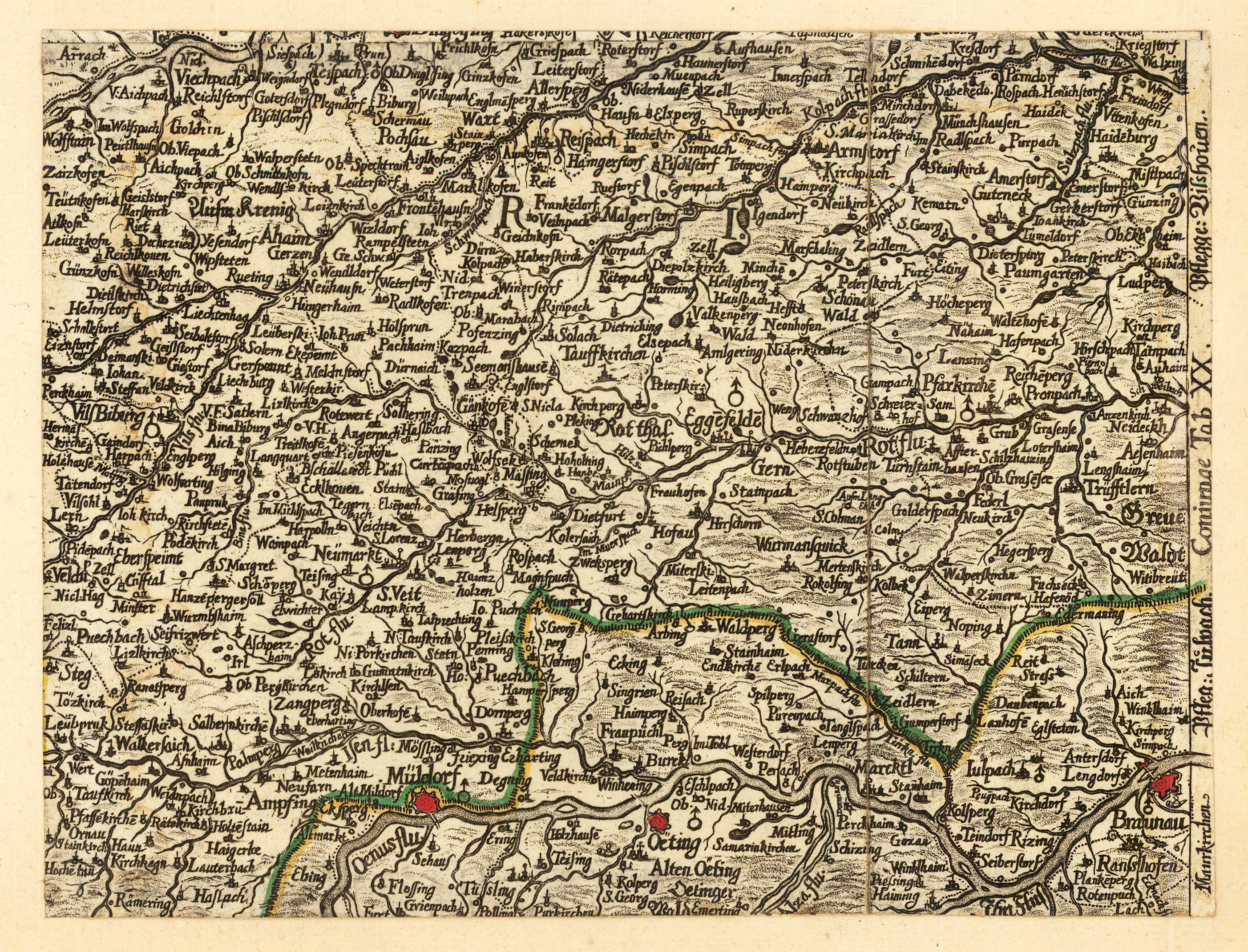 [S. Rom. Imperii Circuli et Electoratus Bavariae Tabula Chorographica No. 19]