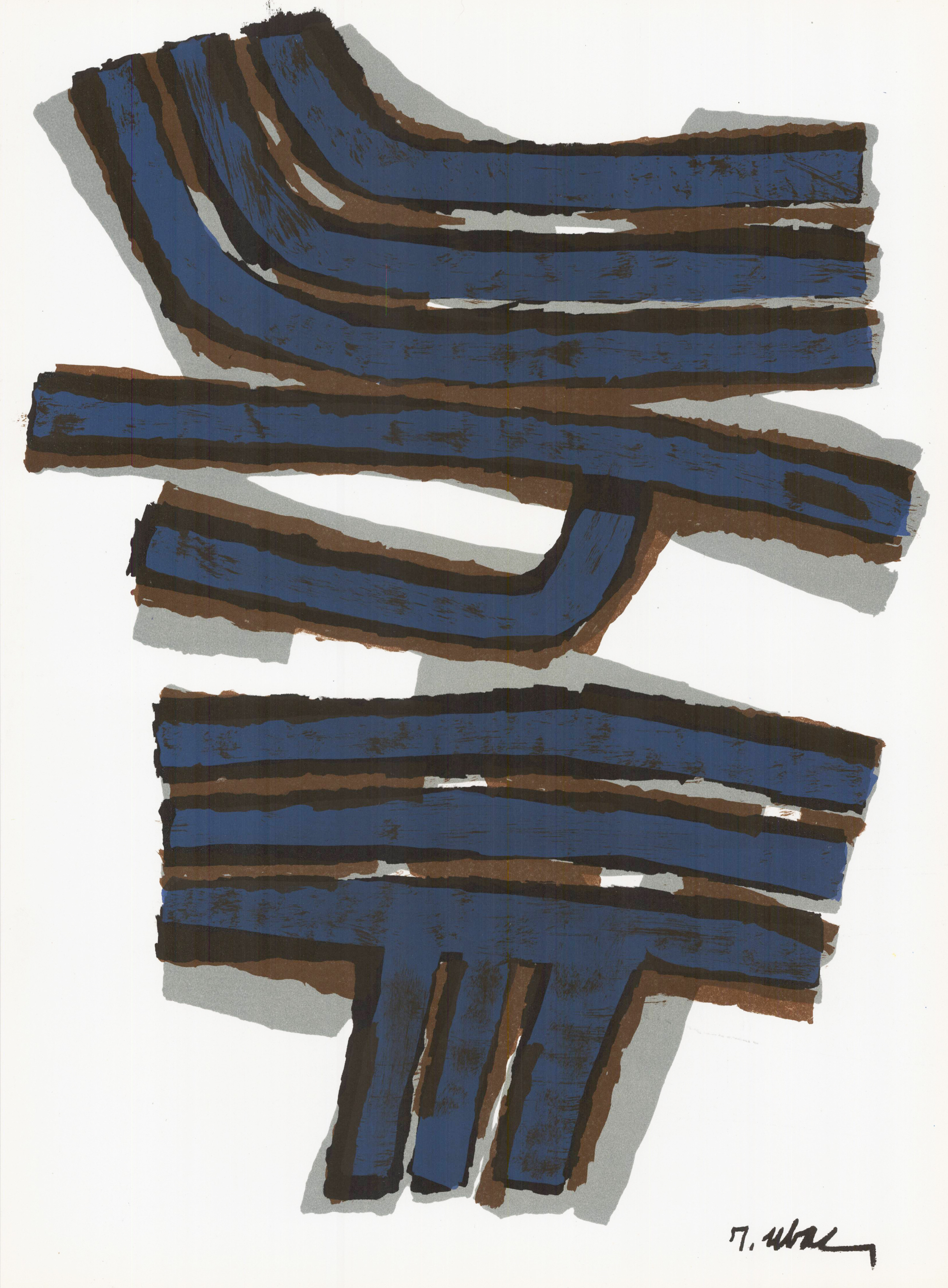 Farbblithographie, gedruckt u. verlegt 1965 bei Maeght in Paris.