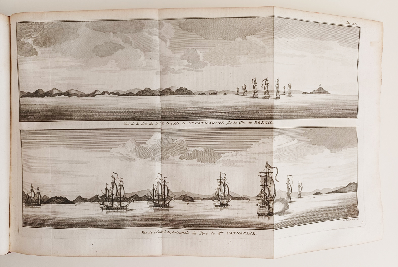 Voyage autour du monde, fait dans les années MDCCXL,I,II,III,IV.... publié Par Richard Walter... Trad. de l' anglois (par Élie de Joncourt).