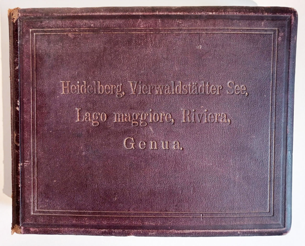Heidelberg, Vierwaldstädter See, Lago Maggiore, Riviera, Genua