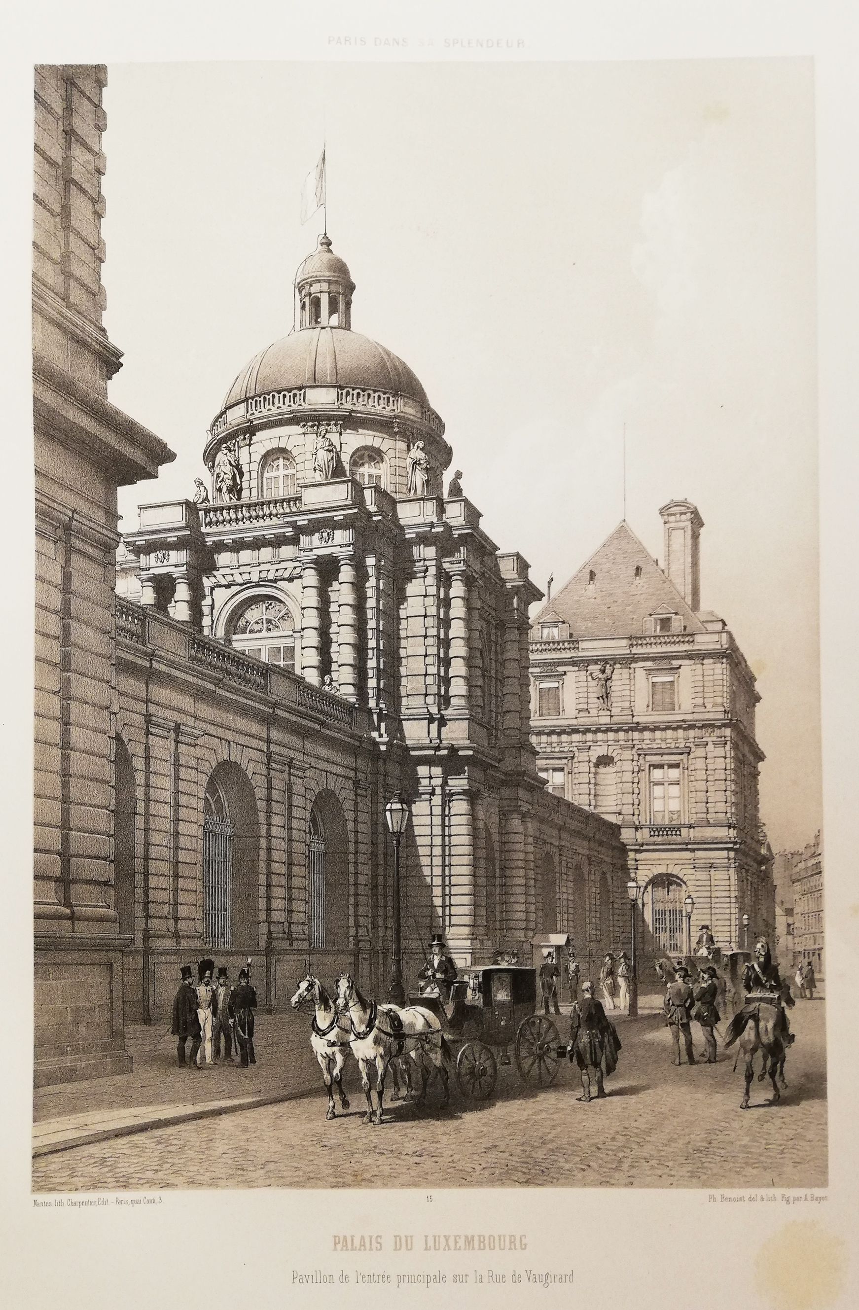 Paris dans sa splendeur. Monuments, vues, scènes historiques, descriptions et histoire (3 vol.).
