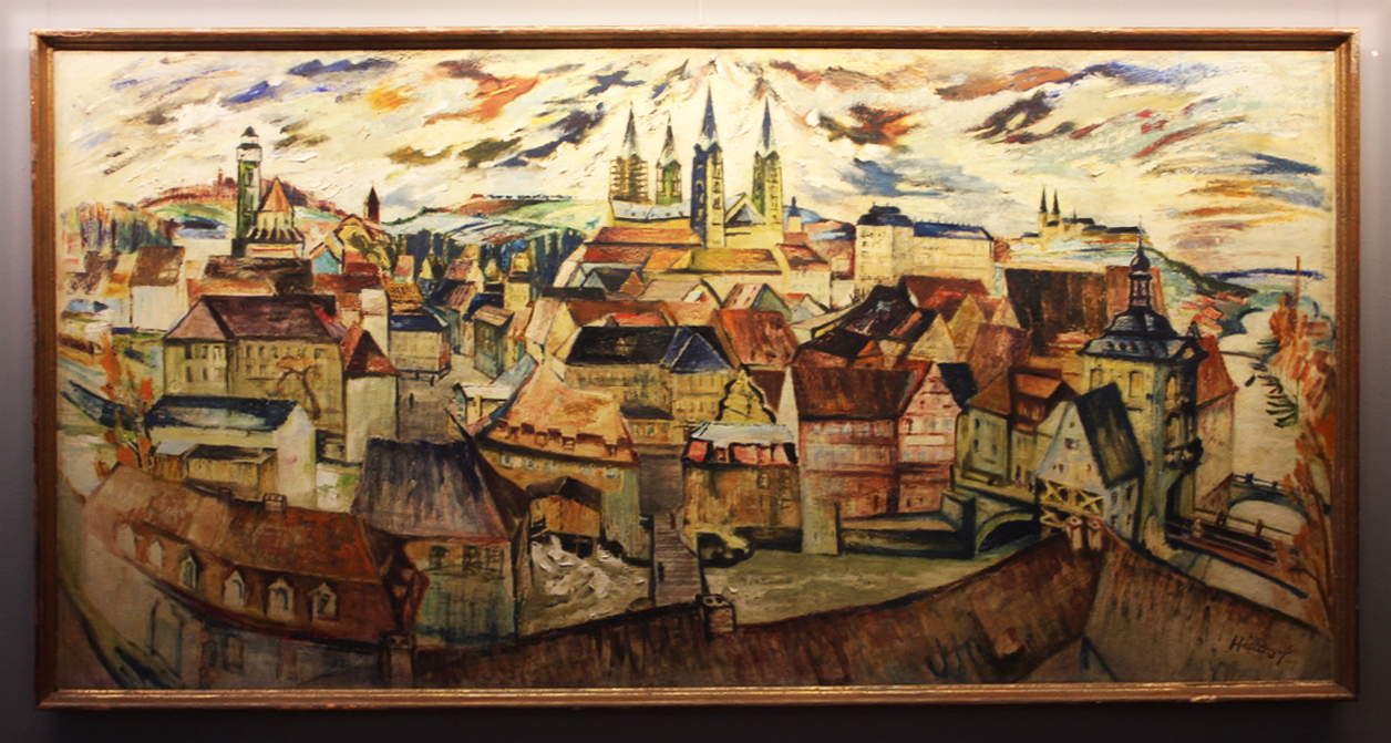 Große Stadtansicht von Bamberg
