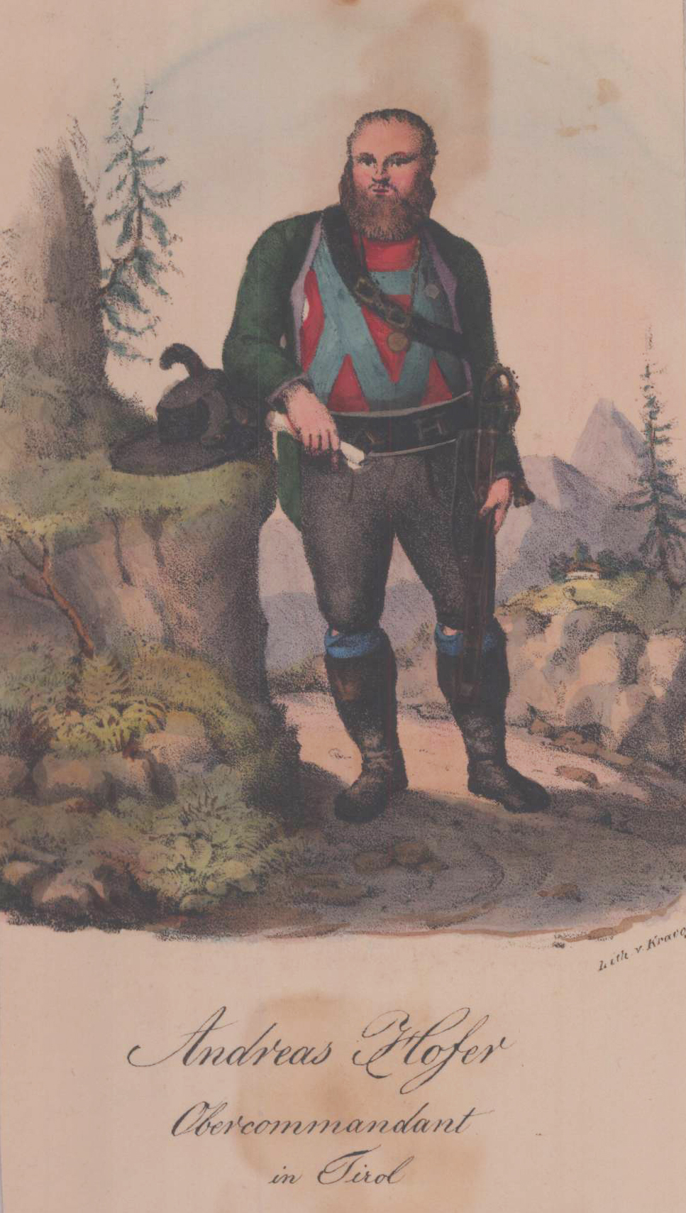 Andreas Hofer Obercommandant in Tirol