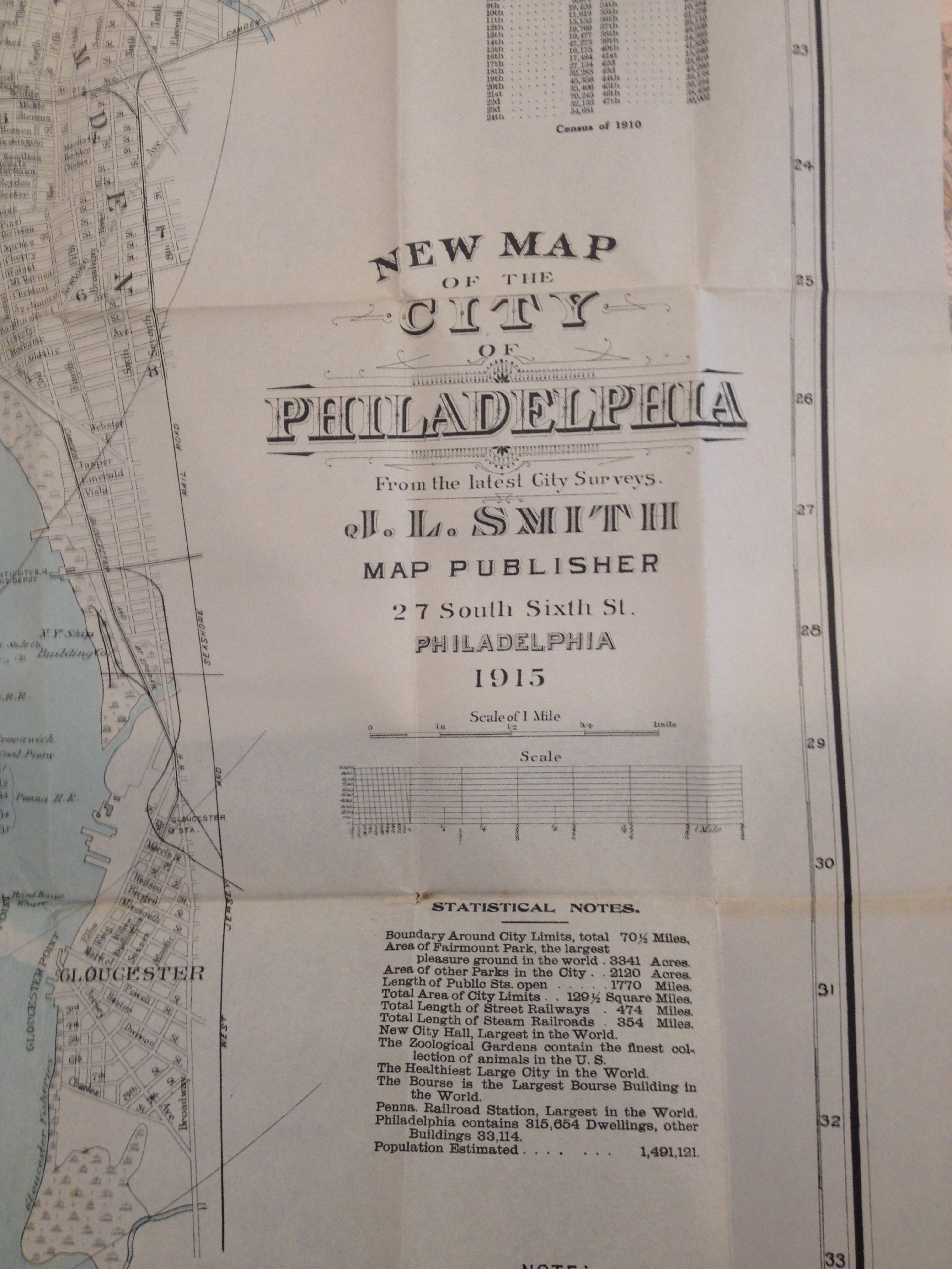 New Map of the City of Philadelphia.