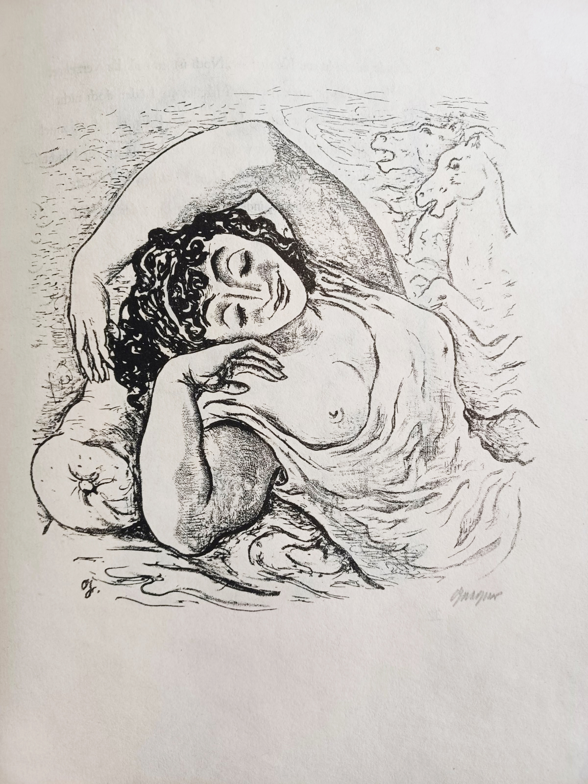 Goethe: Römische Elegien mit 14 signierten Steinzeichnungen von Willi Geiger