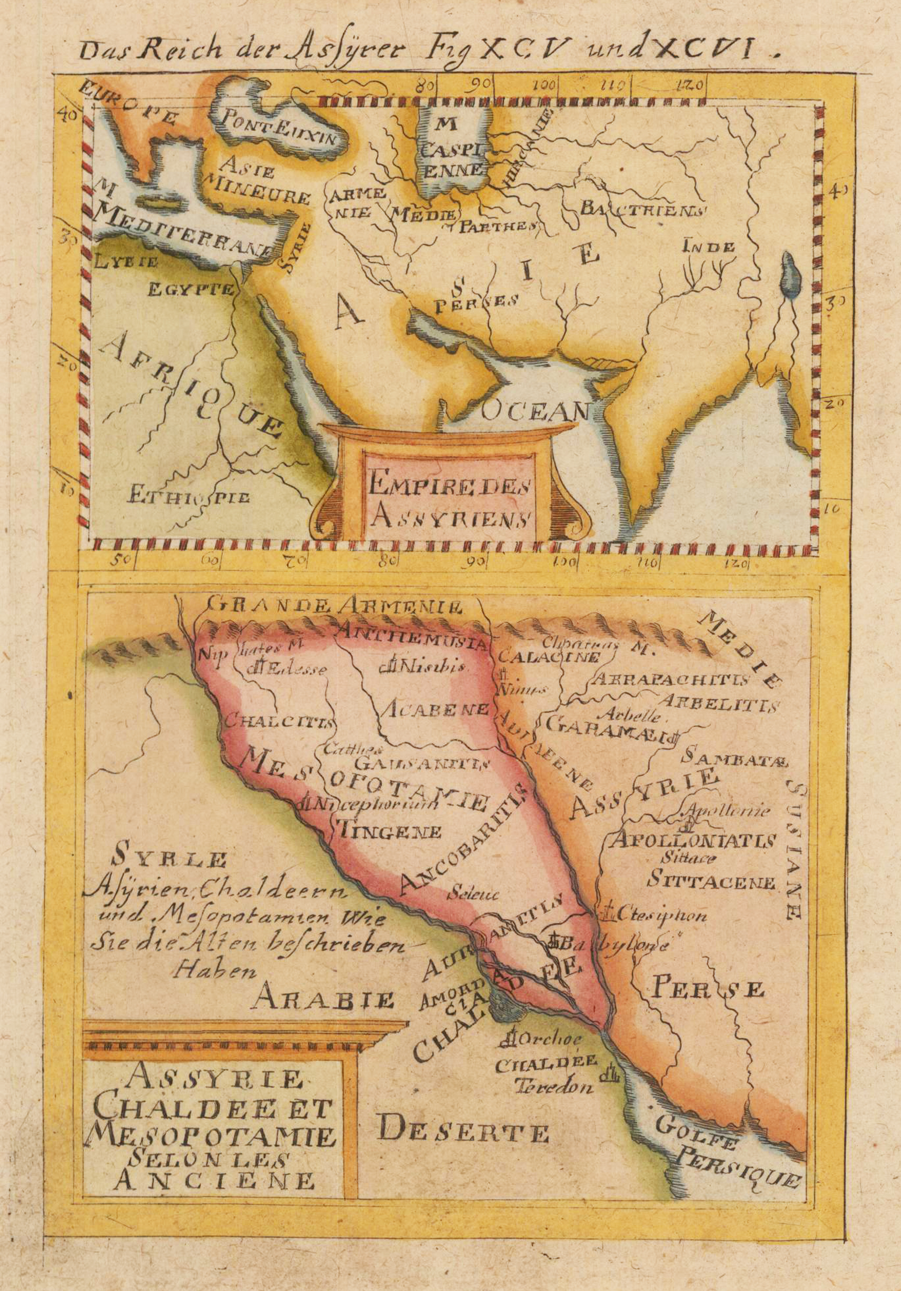 Das Reich der Assyrer - Empire des Assyriens - Assyrie Chaldee et Mesopotamie selon les Anciens